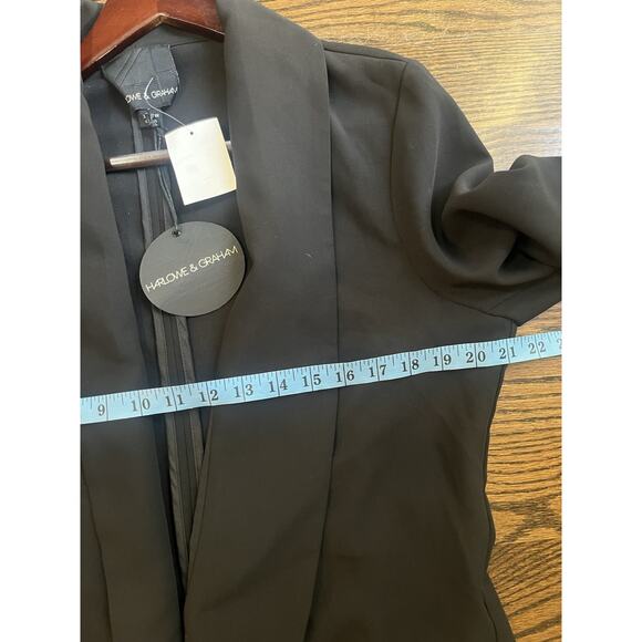 Harlow & Graham Open Blazer/Jacket Women’s Sz. XL Black NWT - Picture 8 of 9